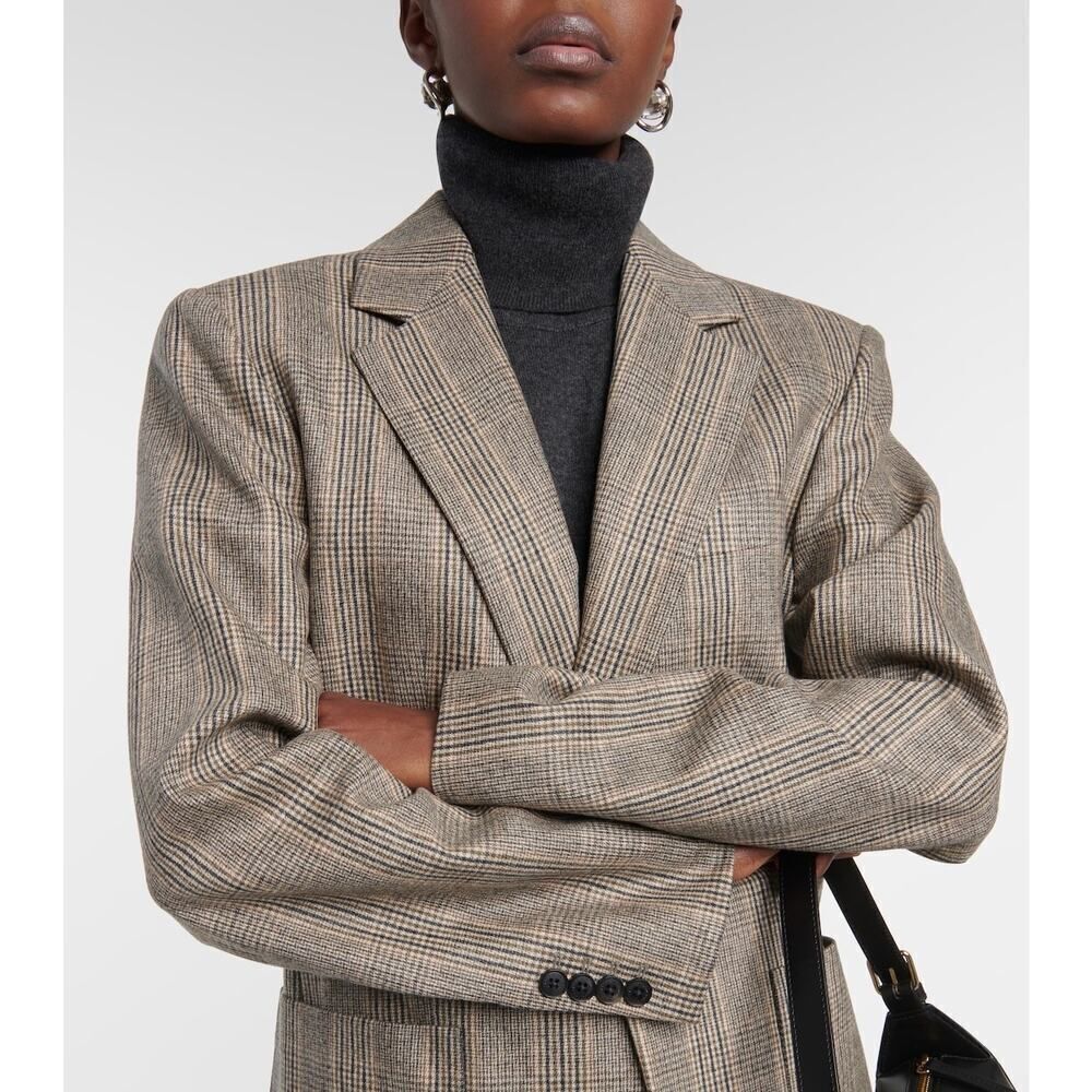 Nili lotan gael boyfriend wool cashmere jacket fatigue US2 - Picture 2 of 10
